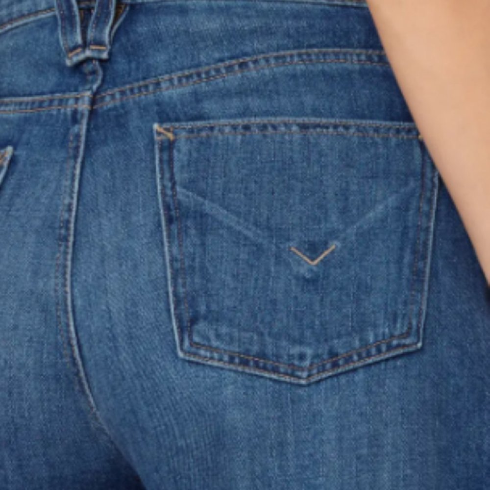 High Waist Women's Hudson Wide Leg Jeans
